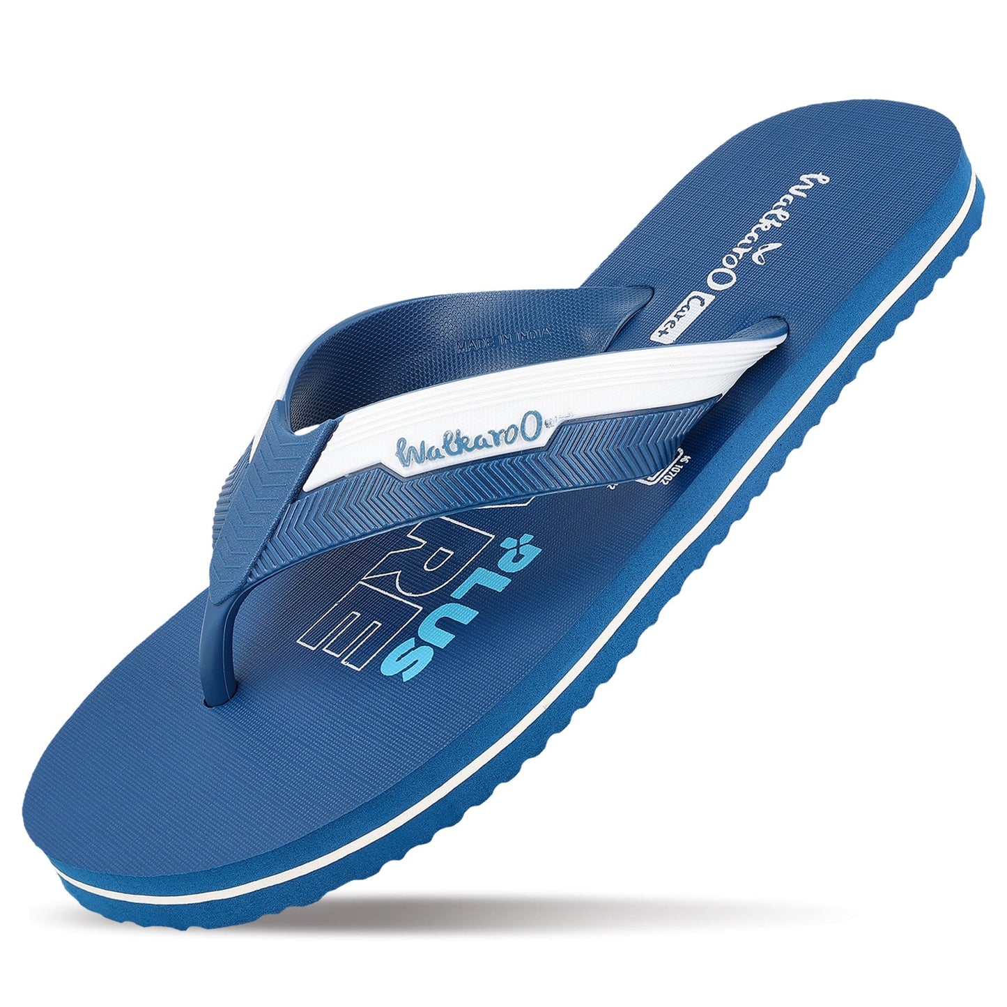 Men's Hawai Slippers - HG153 Teal Blue White