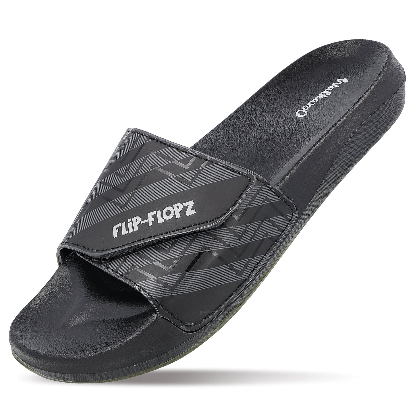 Men's Flip Flop Sliders - WC8785 Black