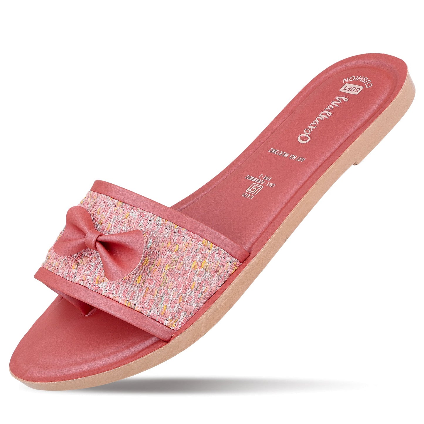 Women's Slide Sandals - WLR73002 Coral