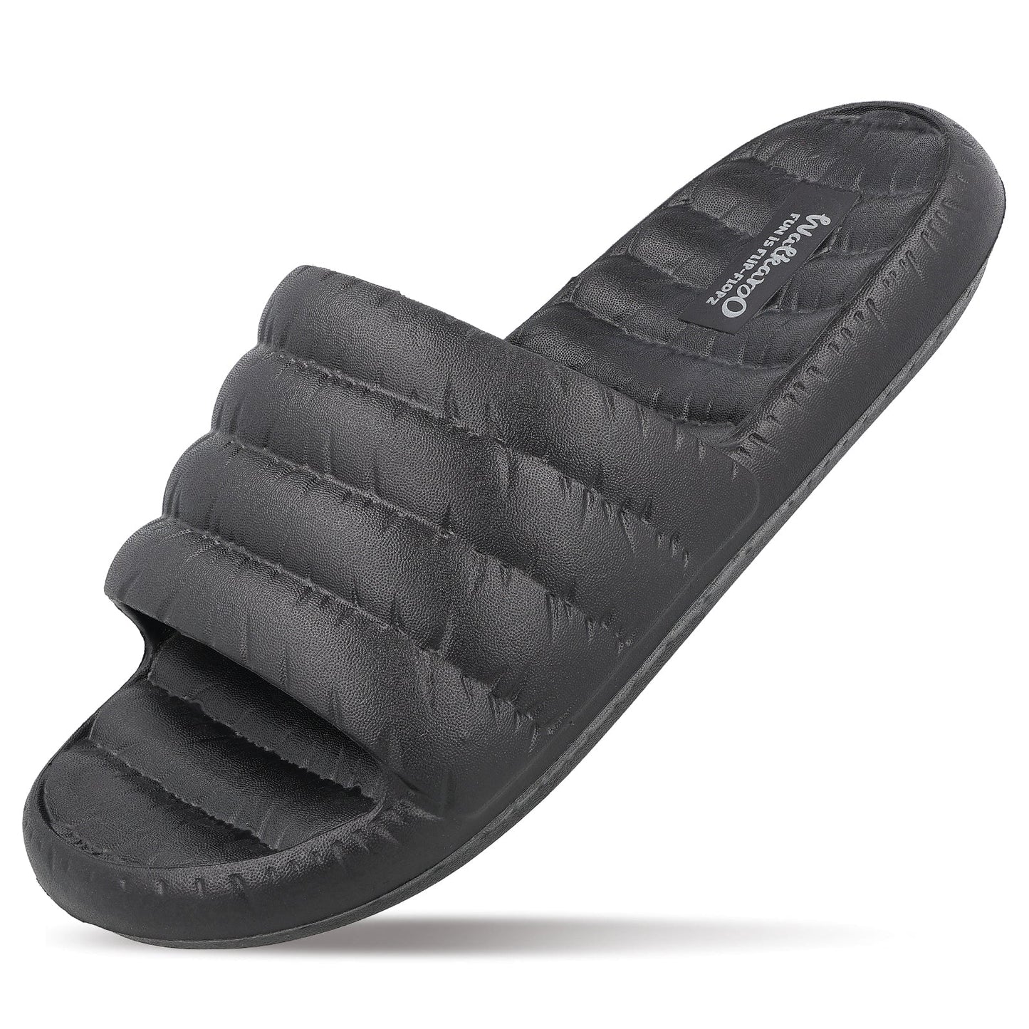 Men's Flip Flop Sliders - WC8770 Black