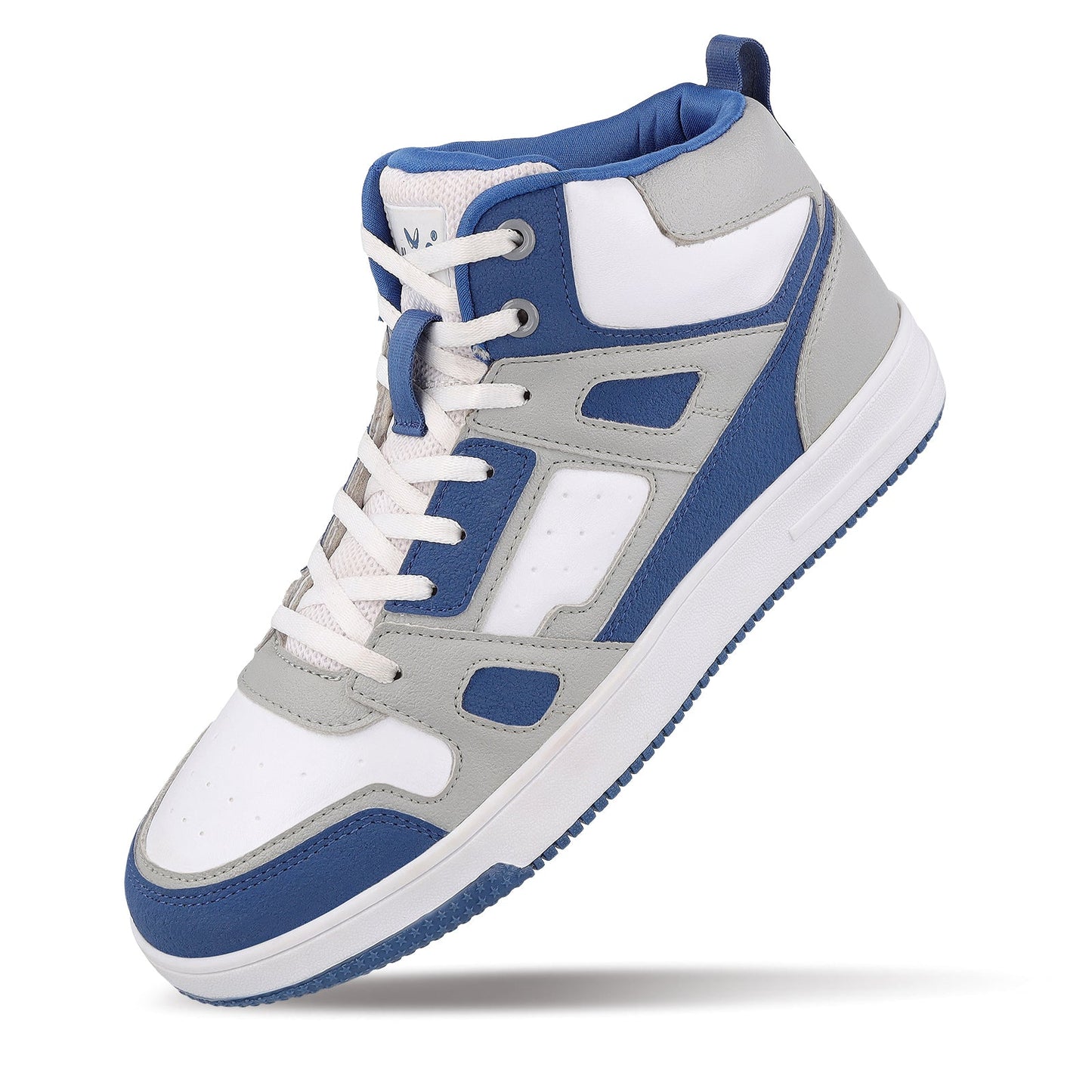 Men's High Top Sneakers - WY3466 Blue White