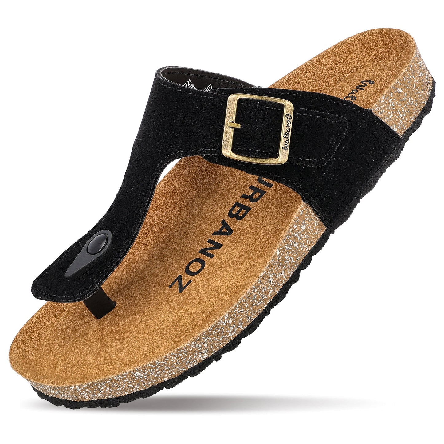 URBANOZ Men's Comfort Sandals - WGE53242 Black