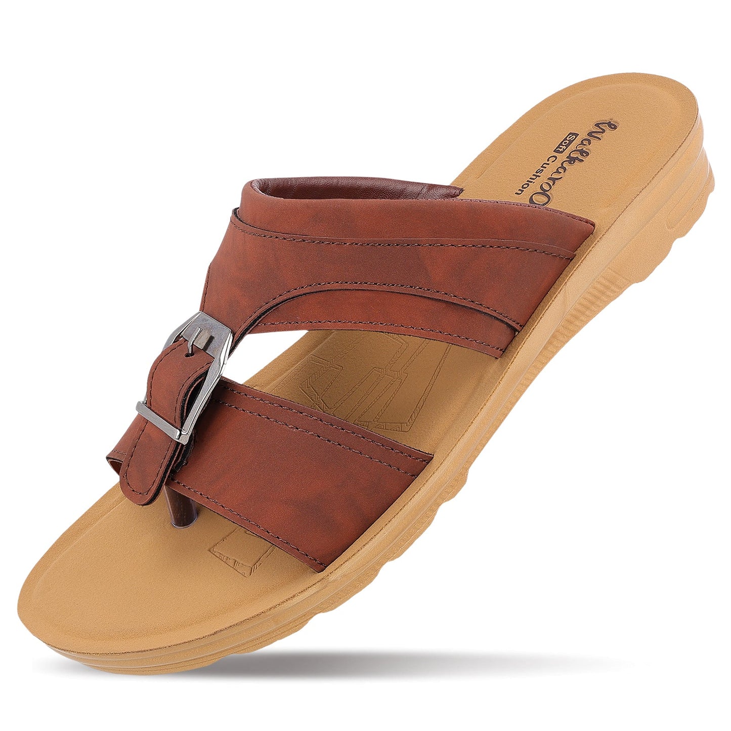 Men's Daily Wear Sandals - WGR53002 Barn Red