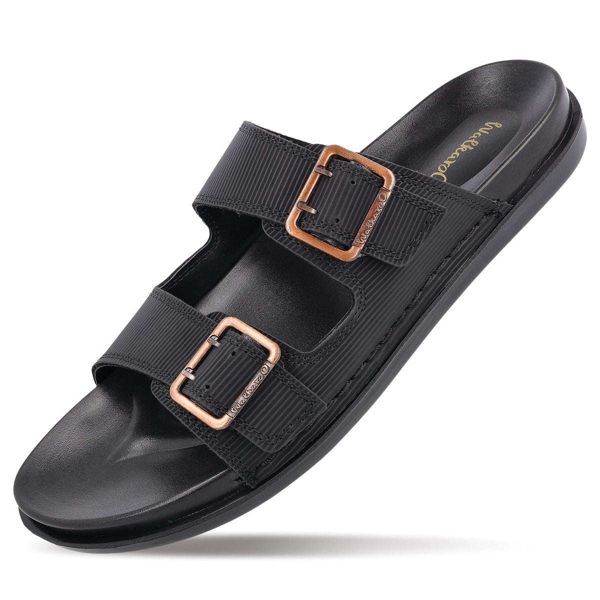 Men's Daily Wear Comfort Sandals - WE1337 Full Black