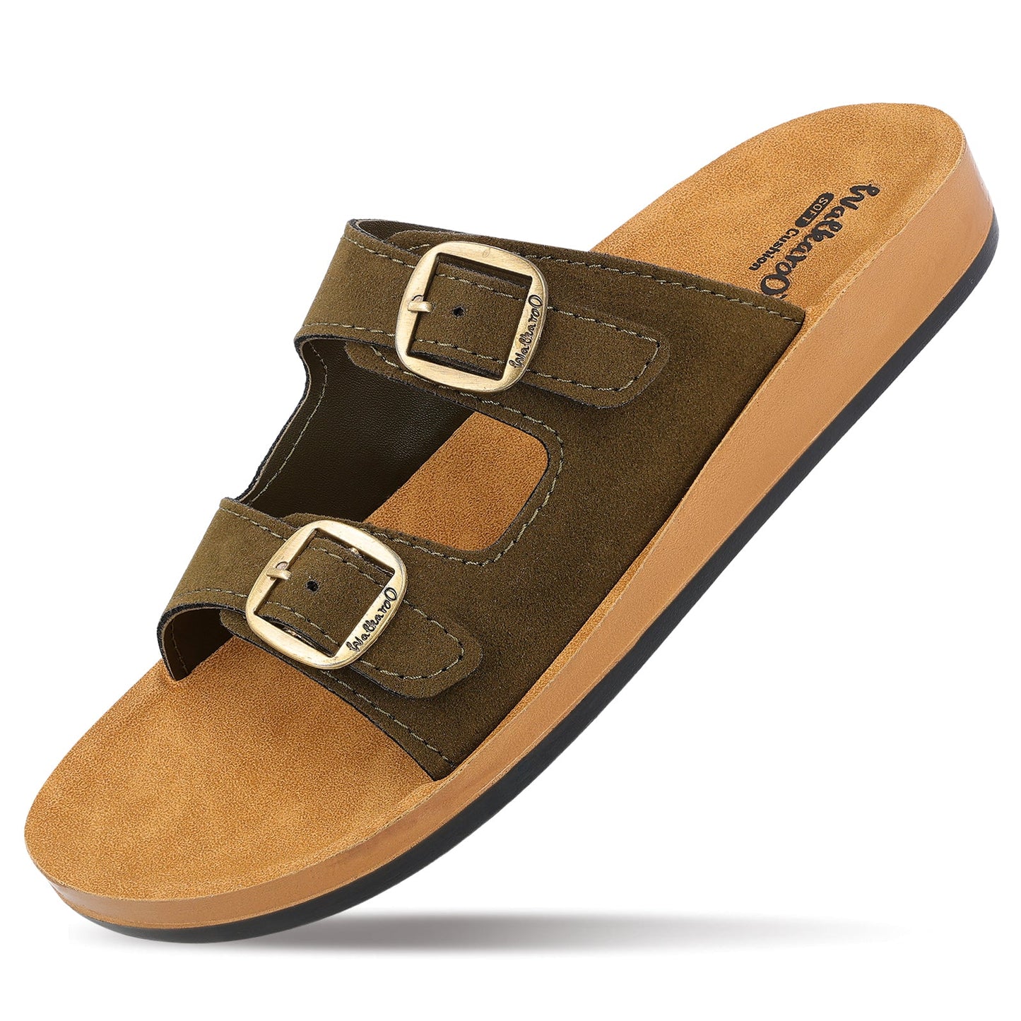 Women's Daily Wear Sandals - WE2362 Green Beige