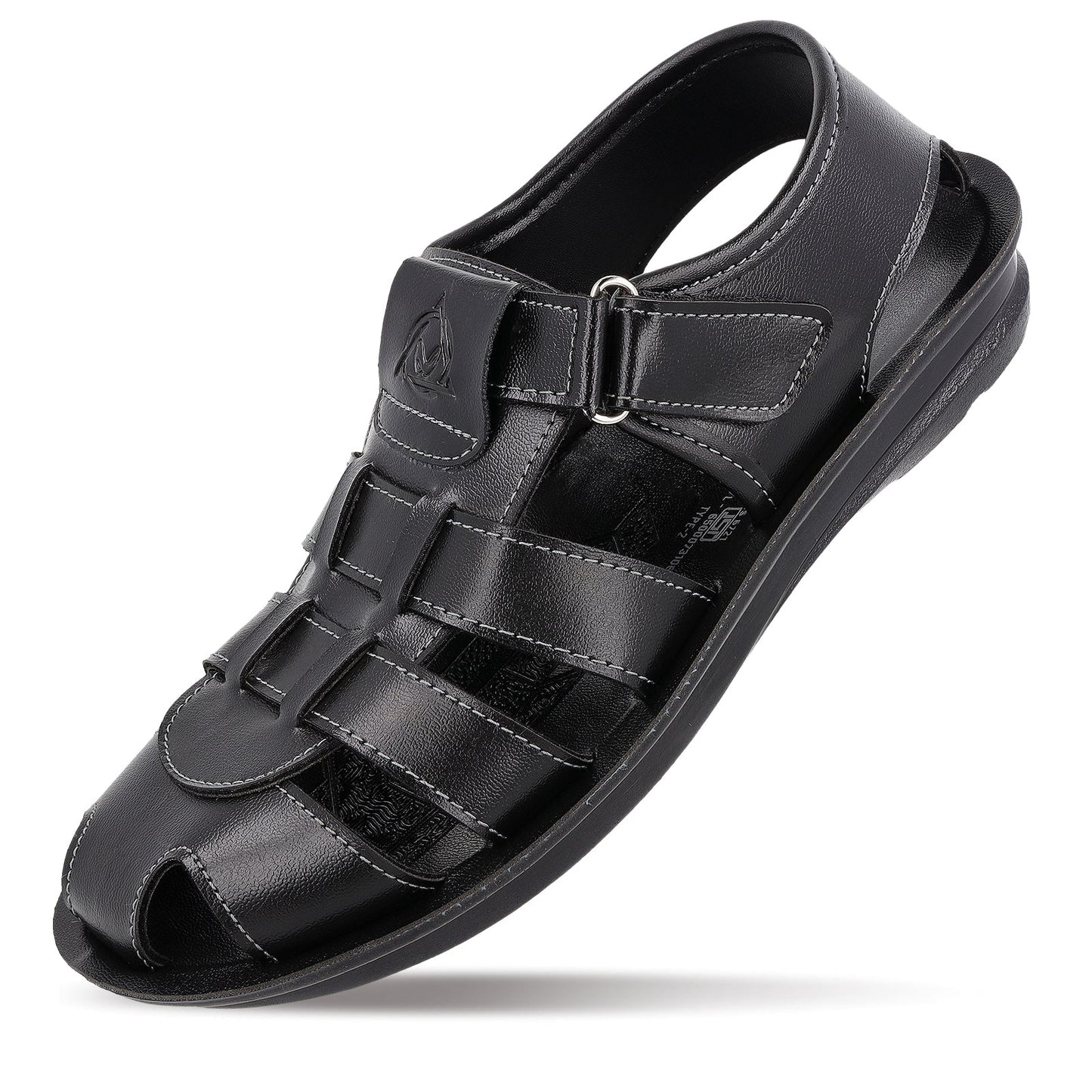 Men's Fisherman Sandals - WGR58052 Black