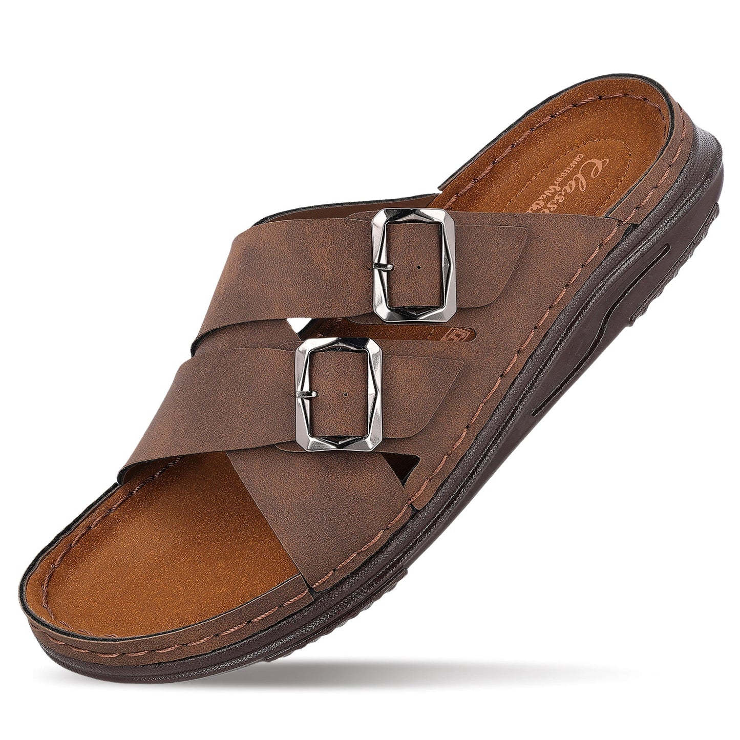 Men's Daily Wear Comfort Sandals - WGP53052 Brown