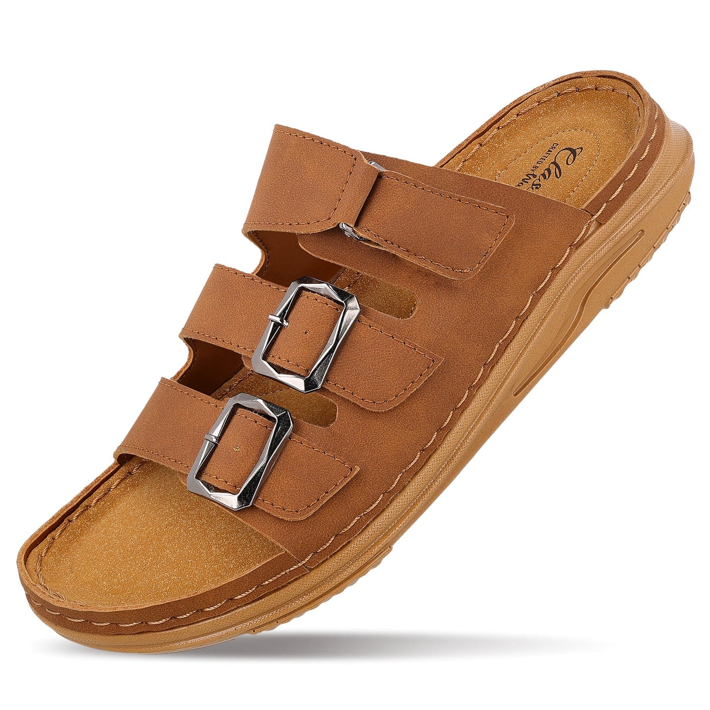 Men's Daily Wear Comfort Sandals - WGP53053 Tan
