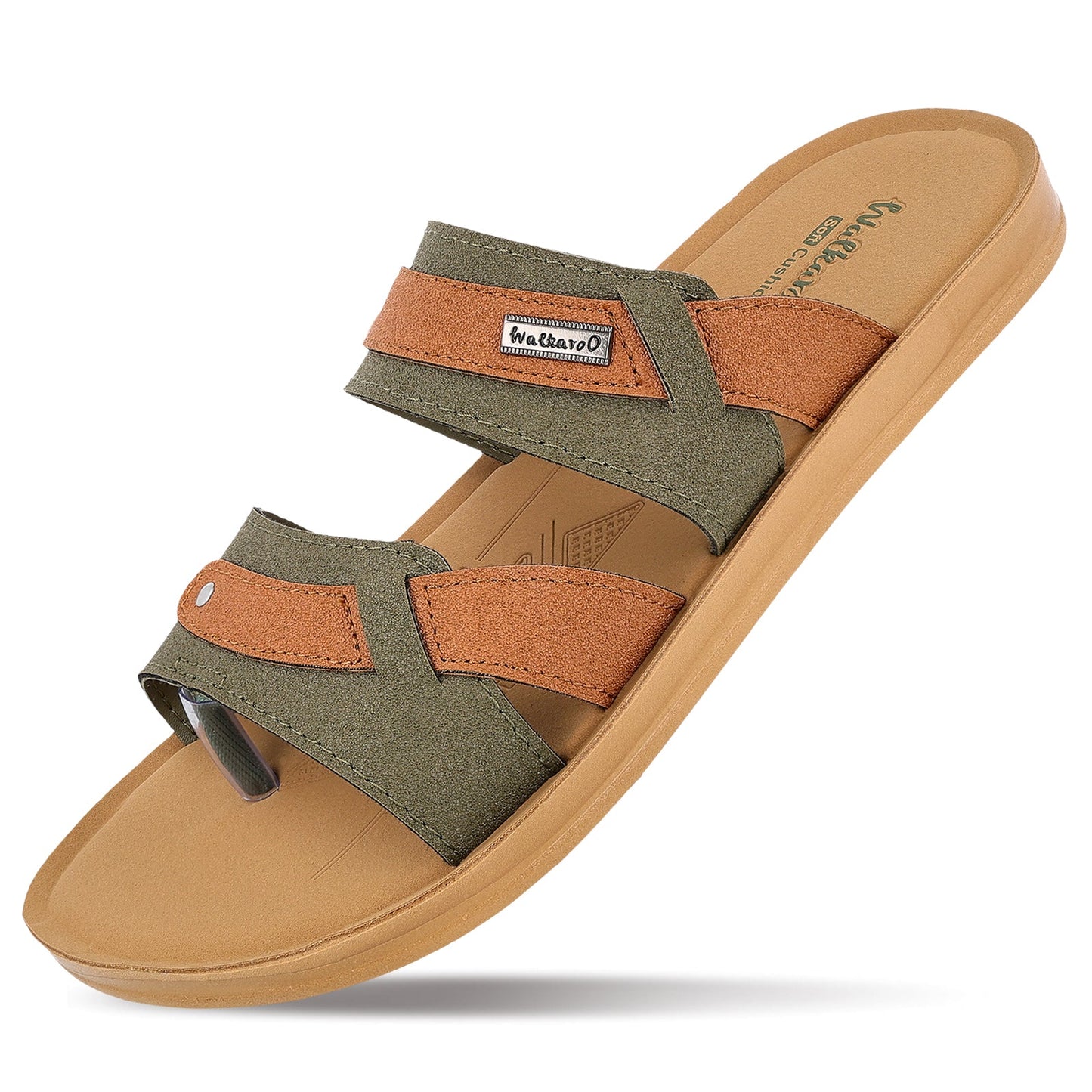 Men's Daily Wear Comfort Sandals - WGB53064 Olive Tan