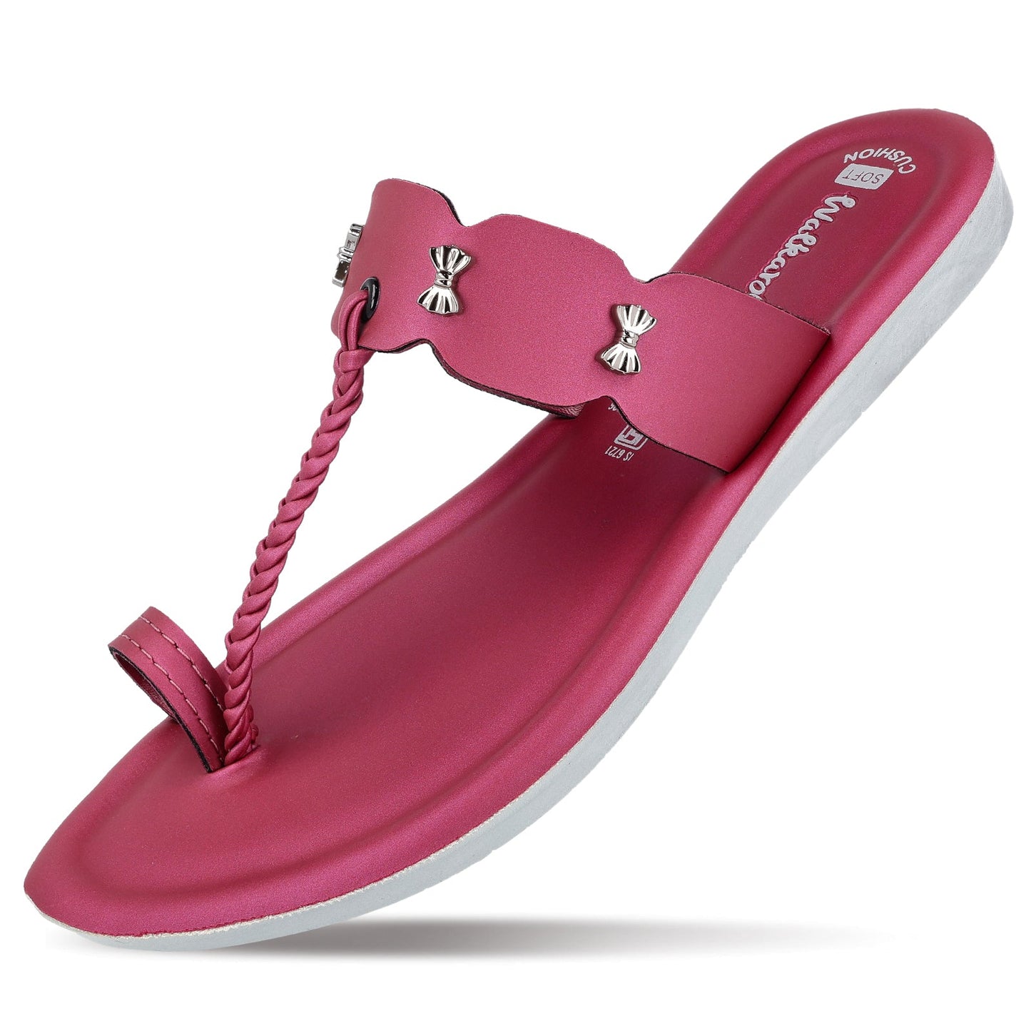 Women's Daily Wear Sandals - WLR75701 Maroon