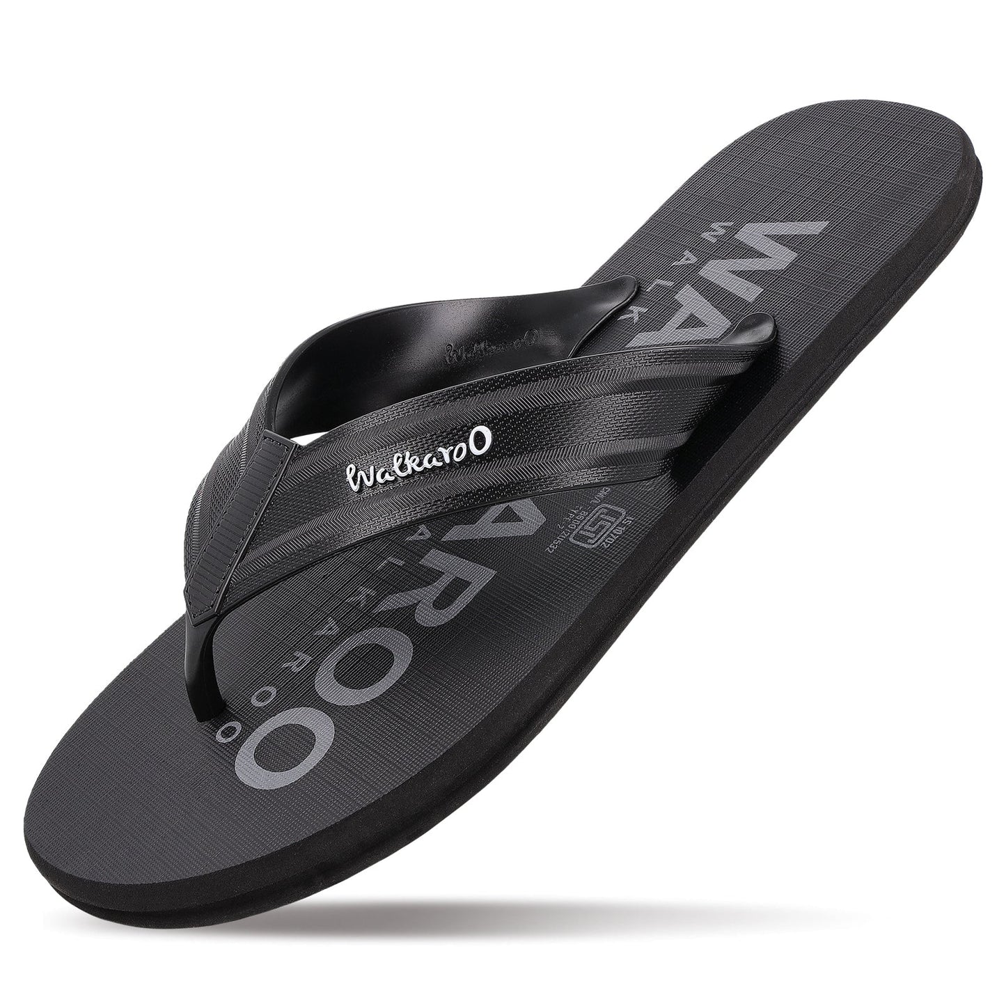 Men's Hawai Slippers - HG201 Black