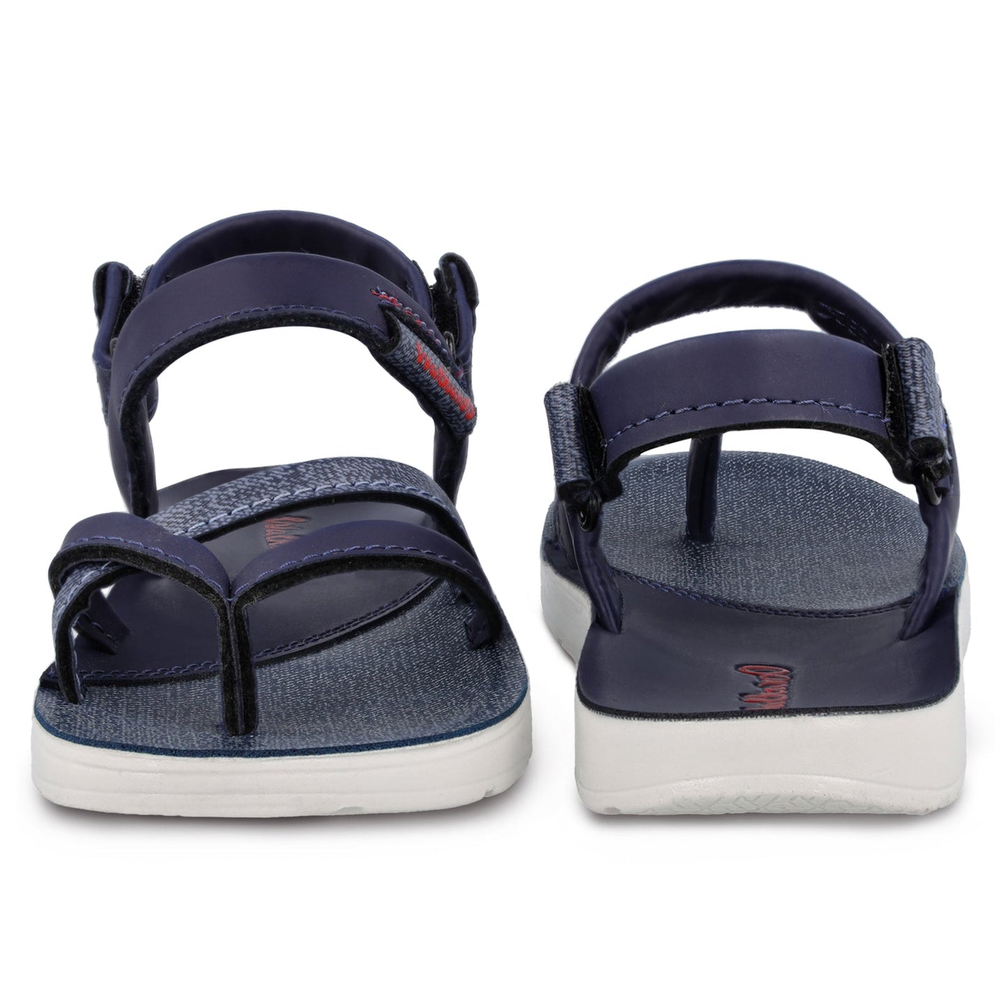Walkaroo Kids Strappy Slide Sandals - W5767 Blue Grey - Walkaroo Footwear