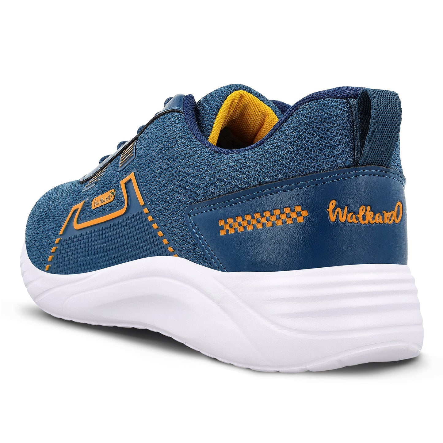 Men's Lace-up walking Shoes - WS3065 Teal Yellow