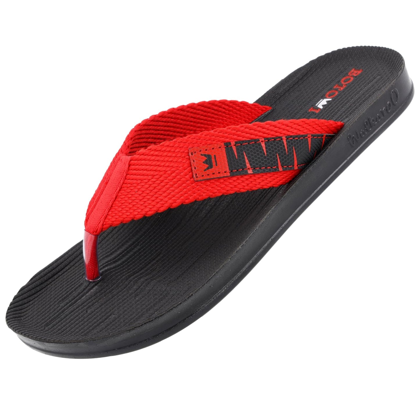 BOTOWI Men's Slipper - BW3501 Black Red