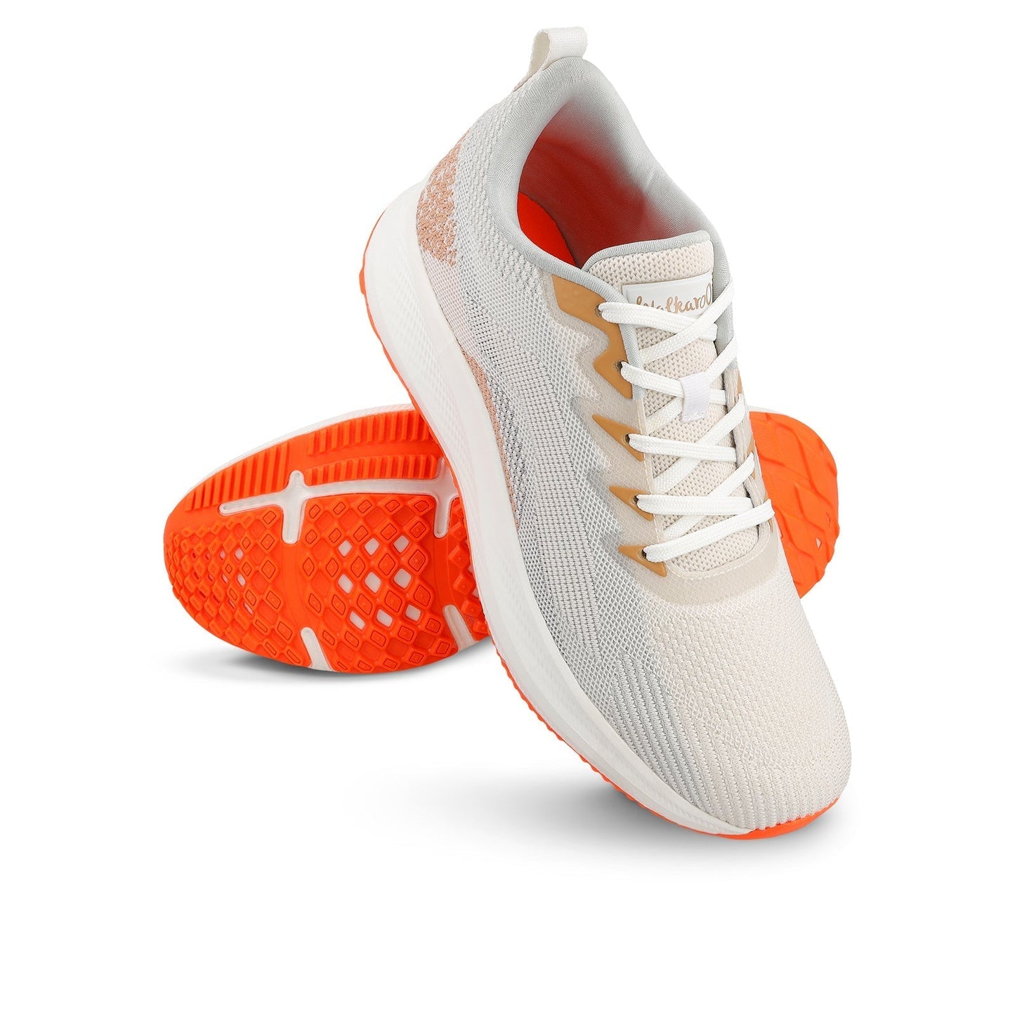 Men's Lace-up Sports Shoes - WS9114 White Beige
