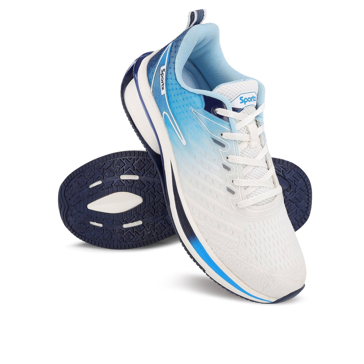 Men's Lace-up Sports Shoe - WS9151 Blue White