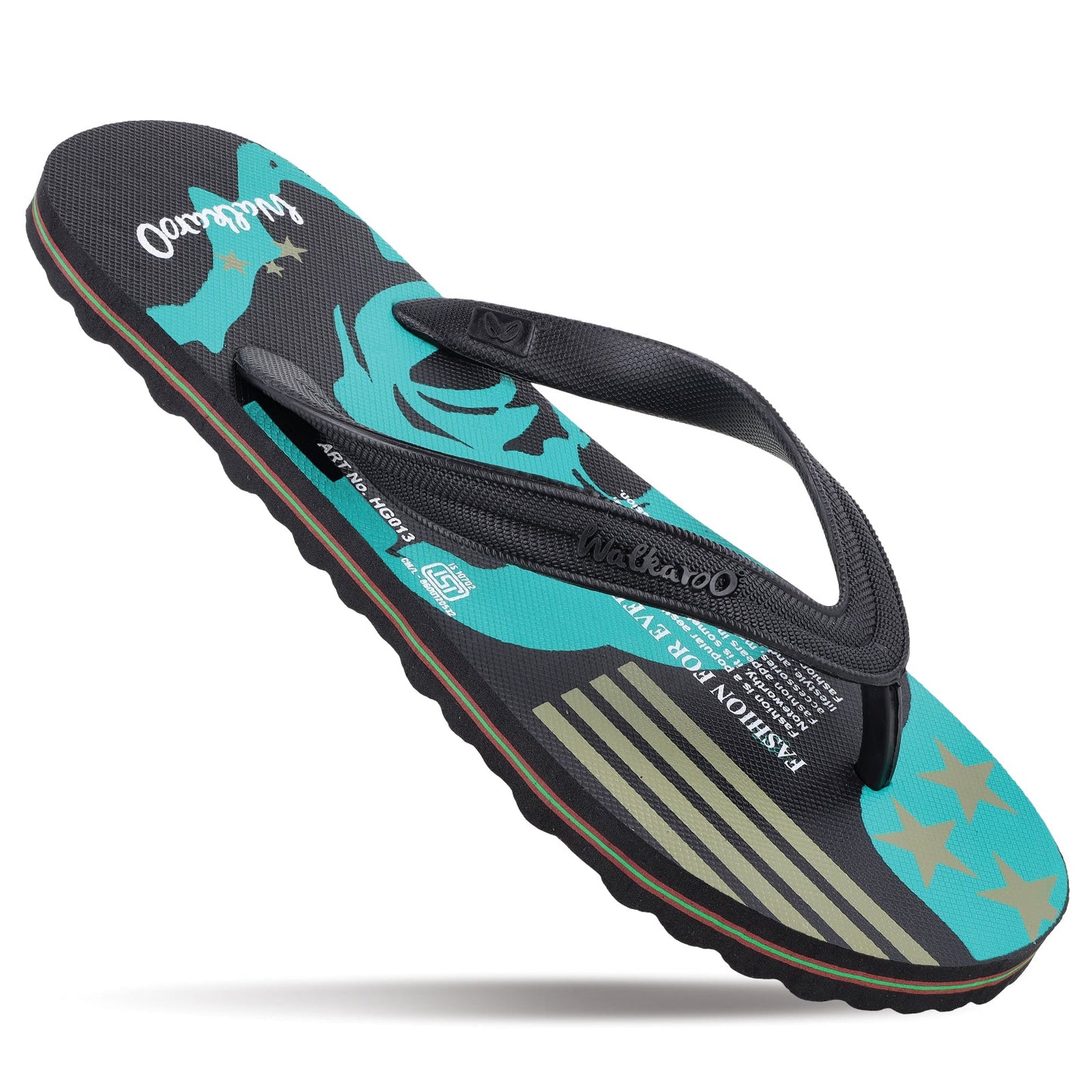 Men's Hawai Slippers - HG013 Black