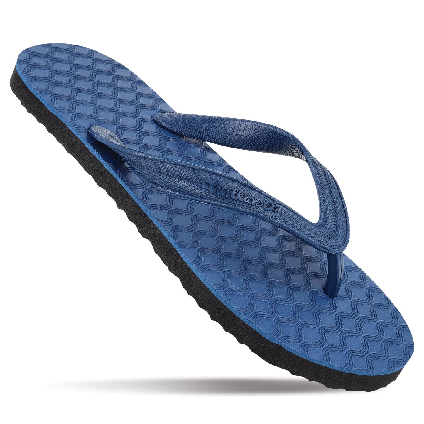 Men's Hawai Slippers - HG206 Teal Blue Black