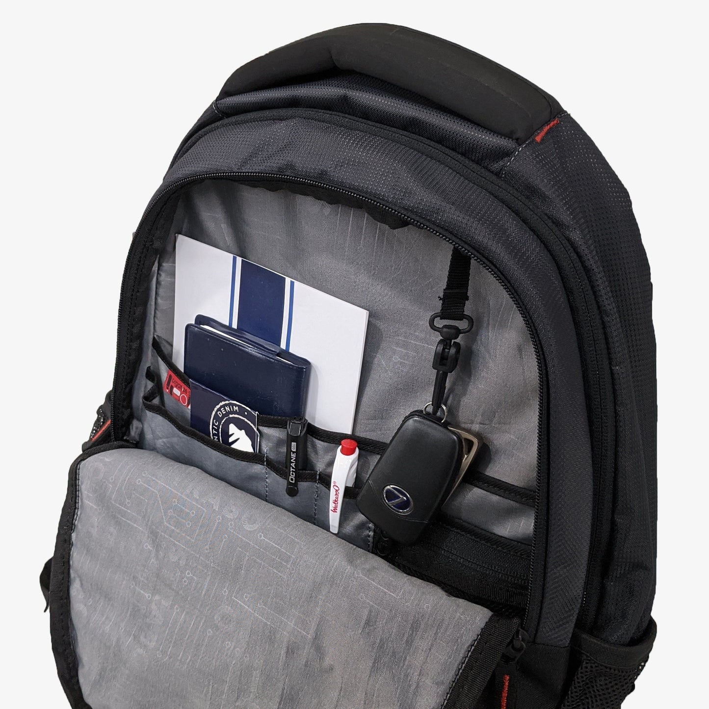 Strabo Moto Laptop Bag School & College Backpacks- Color Black 25L Water Resistant - Strabo