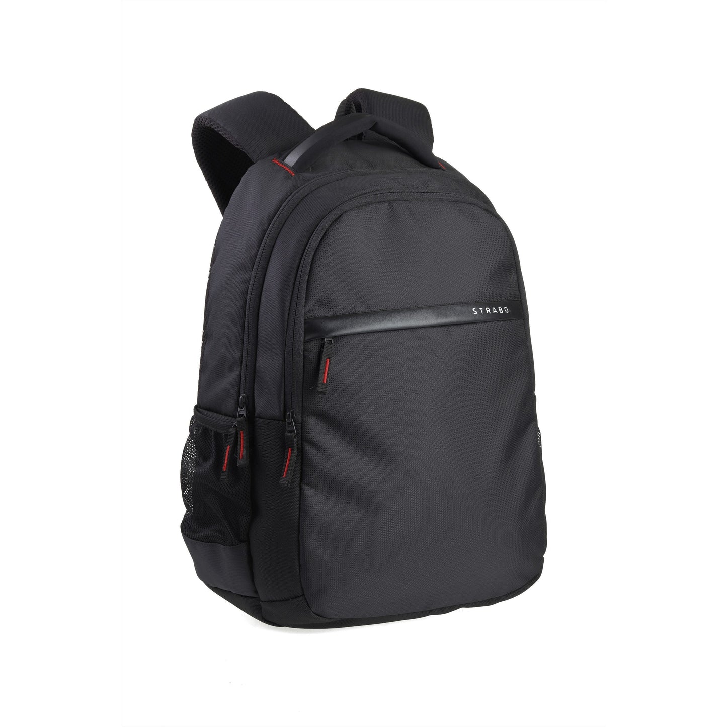 Strabo Moto Laptop Bag School & College Backpacks- Color Black 25L Water Resistant - Strabo