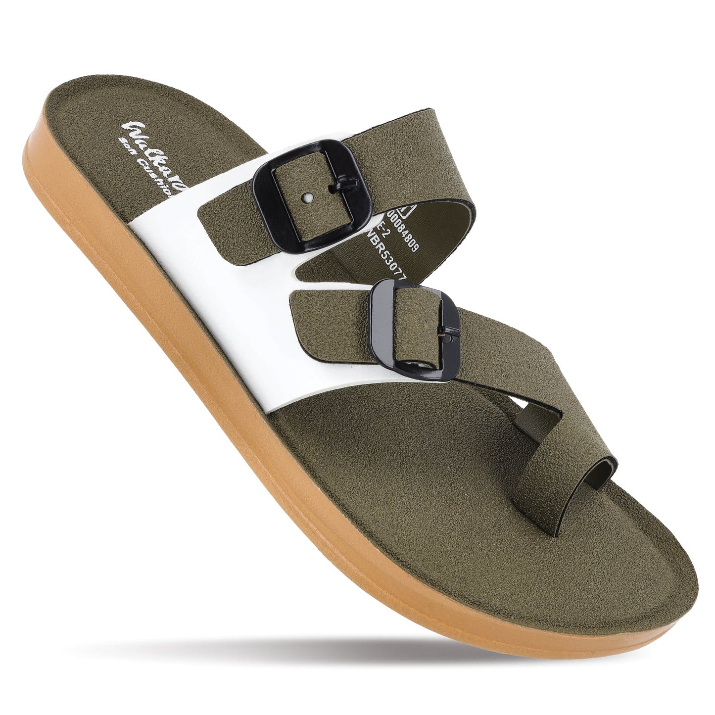 Boy's Daily Wear Sandals - WBR53077 Olive