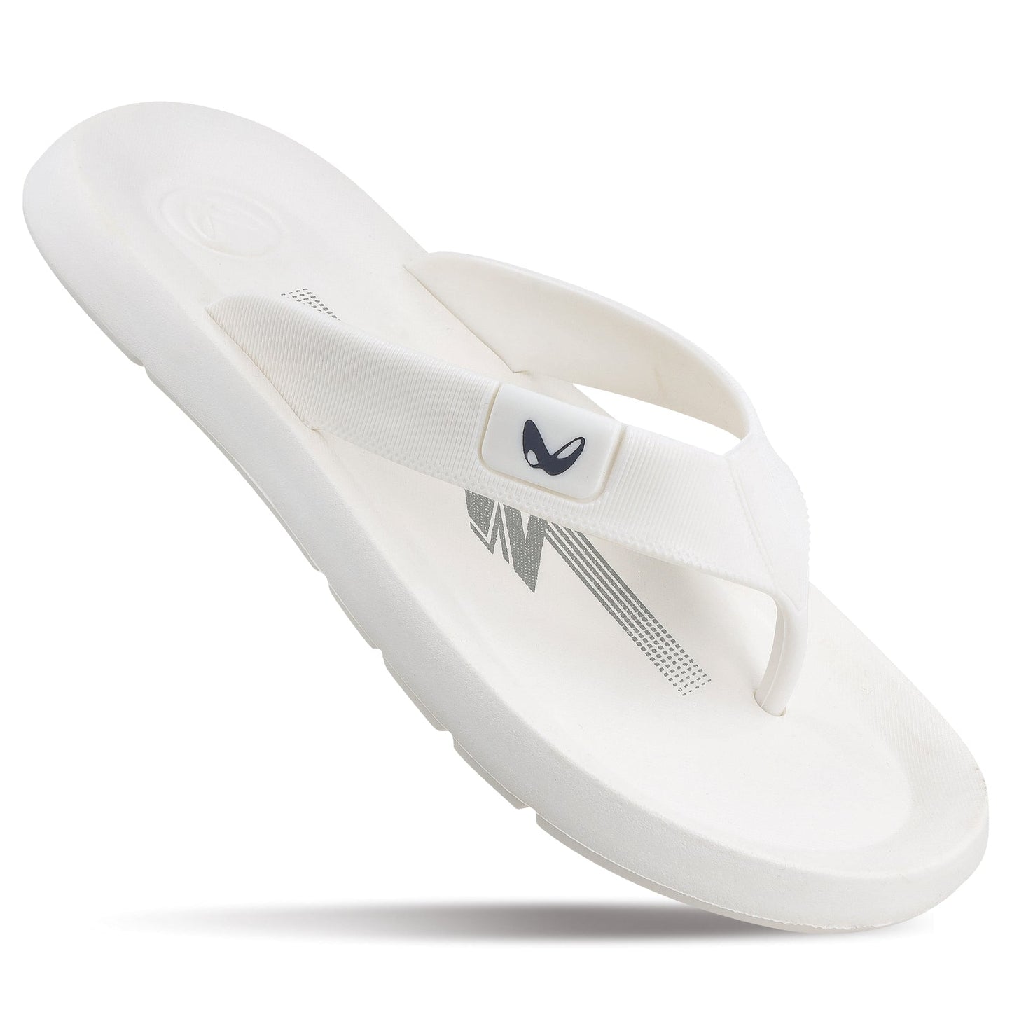 Men's Flip-Flop Slippers - WC4848 White