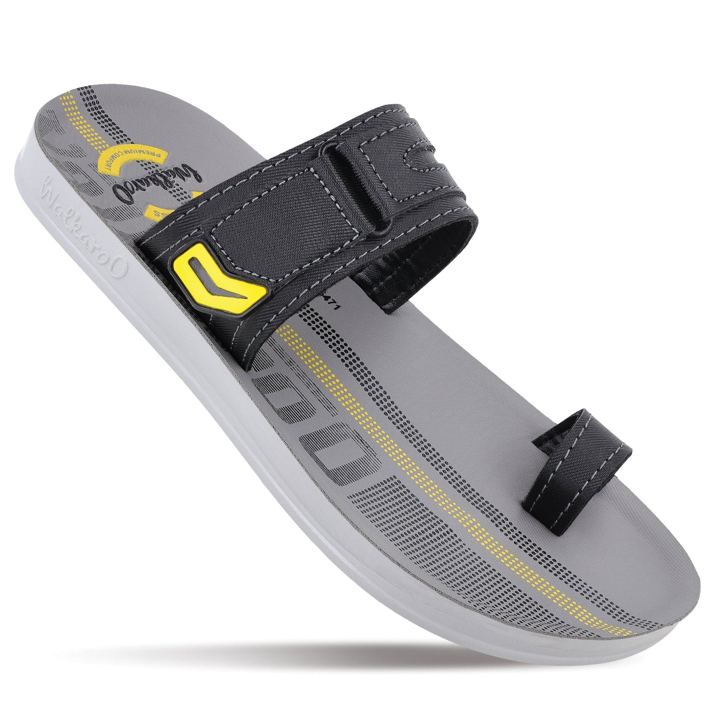 Boy's Daily Wear Sandals - WG5471 Black Grey