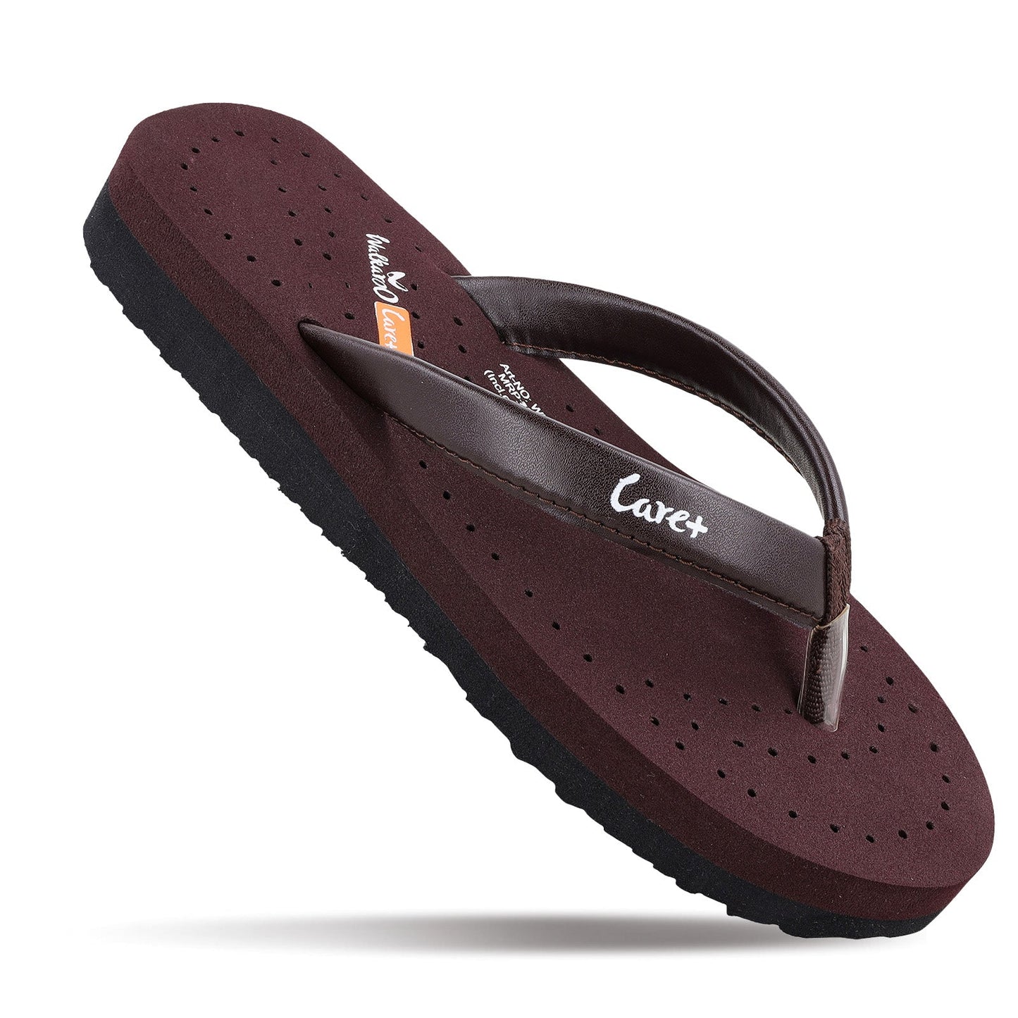 Walkaroo Women's Care Plus Flip-Flop - WH3967 Brown