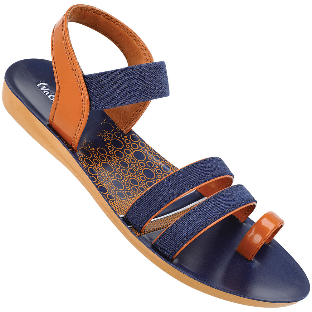 Girl's Daily Wear Sandals - WL7752 Blue Tan