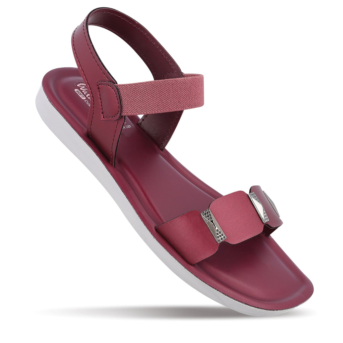 Women's Daily Wear Sandals - WL7901 Maroon