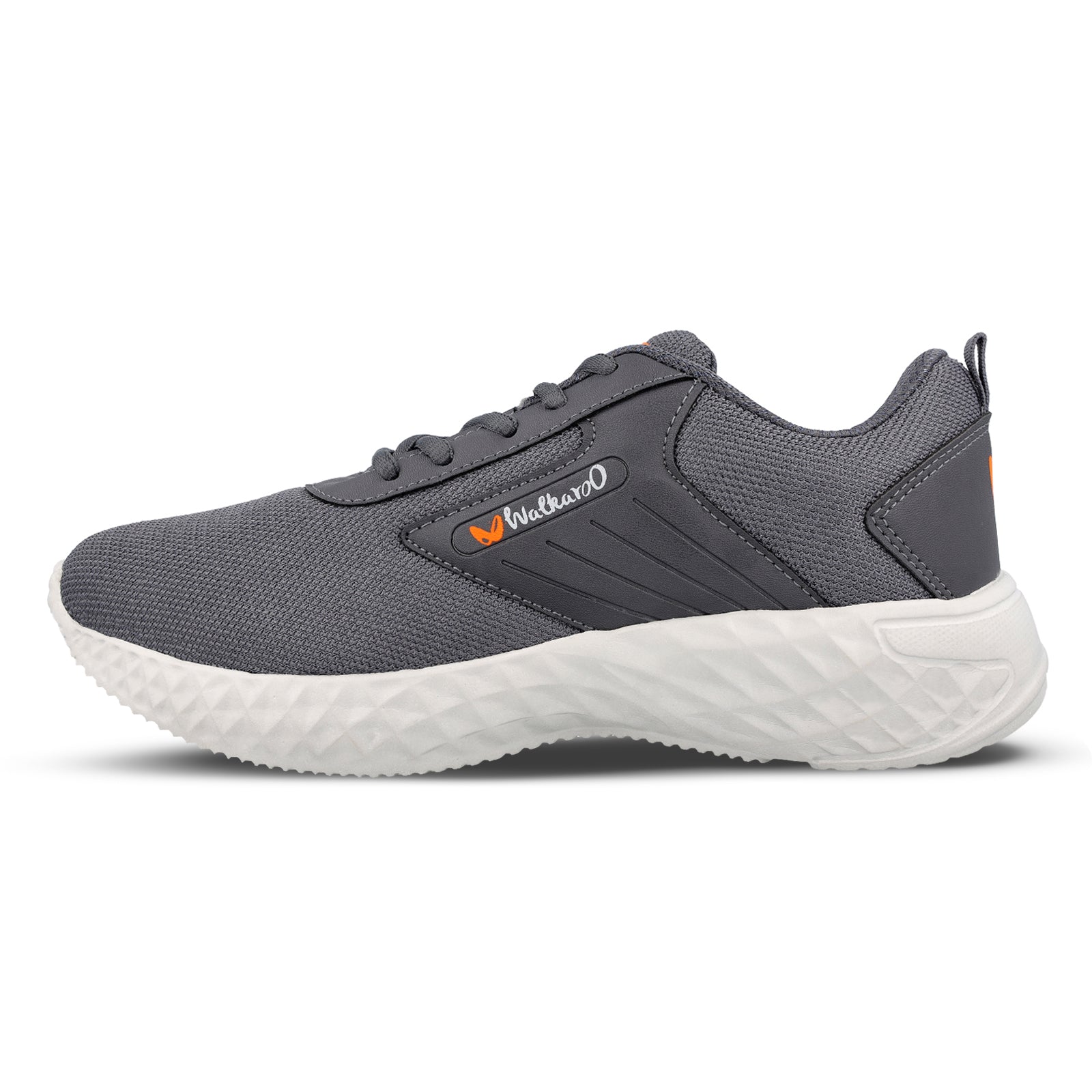 Walkaroo Men Lace-up Training Shoes - XS3223 Grey - Walkaroo Footwear