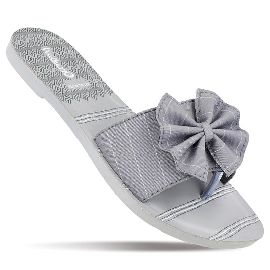 women casual flip flop grey