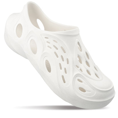 Walkaroo Mens Superclogs - WC8710 White - Walkaroo Footwear