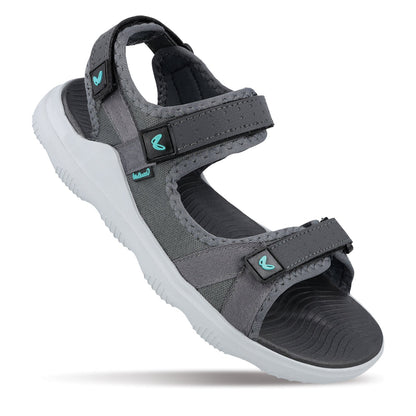 Walkaroo Men Strappy Floater Sandals - WC4334 Grey - Walkaroo Footwear