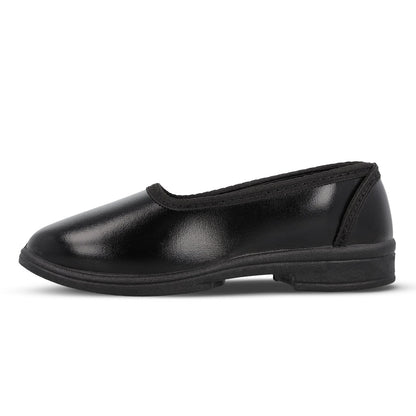 Kids Slip-On school Shoe - WV593 Black