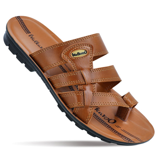 Walkaroo Men Sandals - WG1426 Tan - Walkaroo Footwear