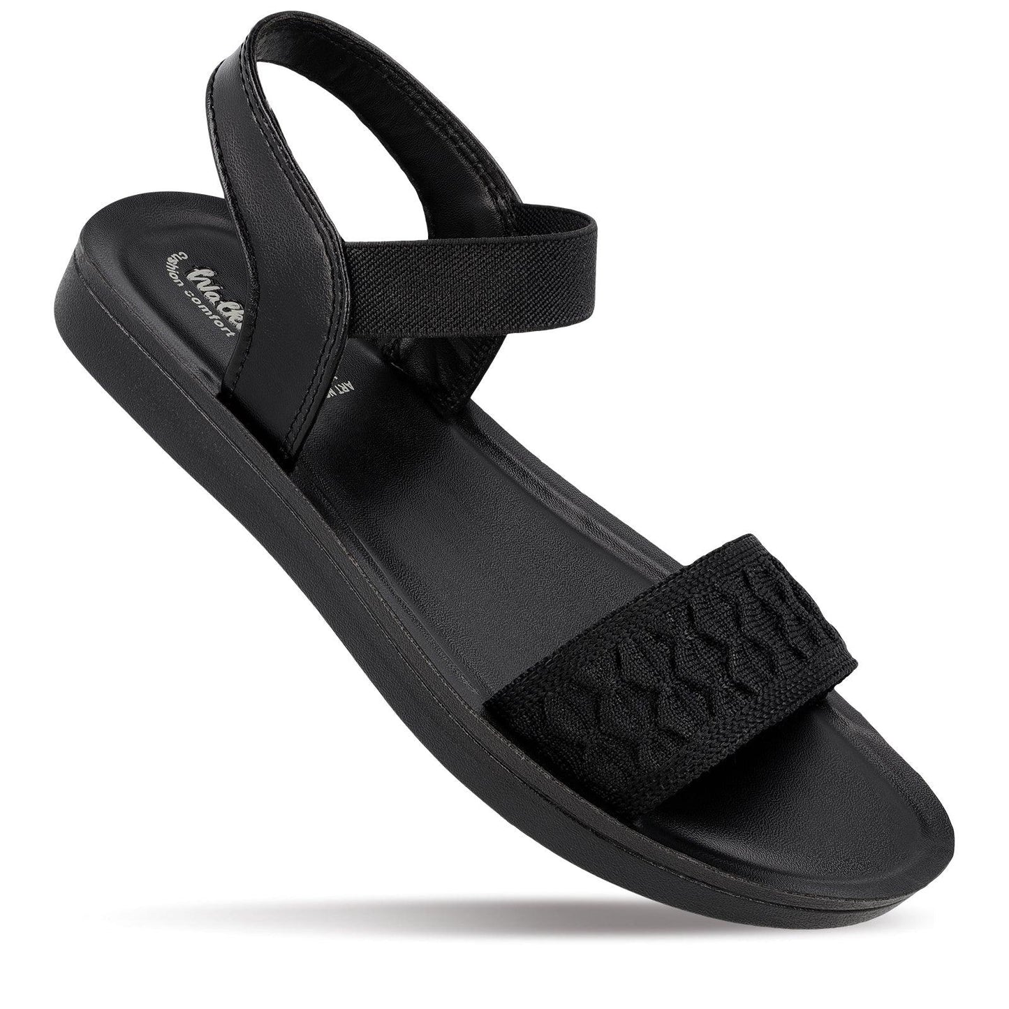 Girl's School Wear Sandals  - WL7820 Black