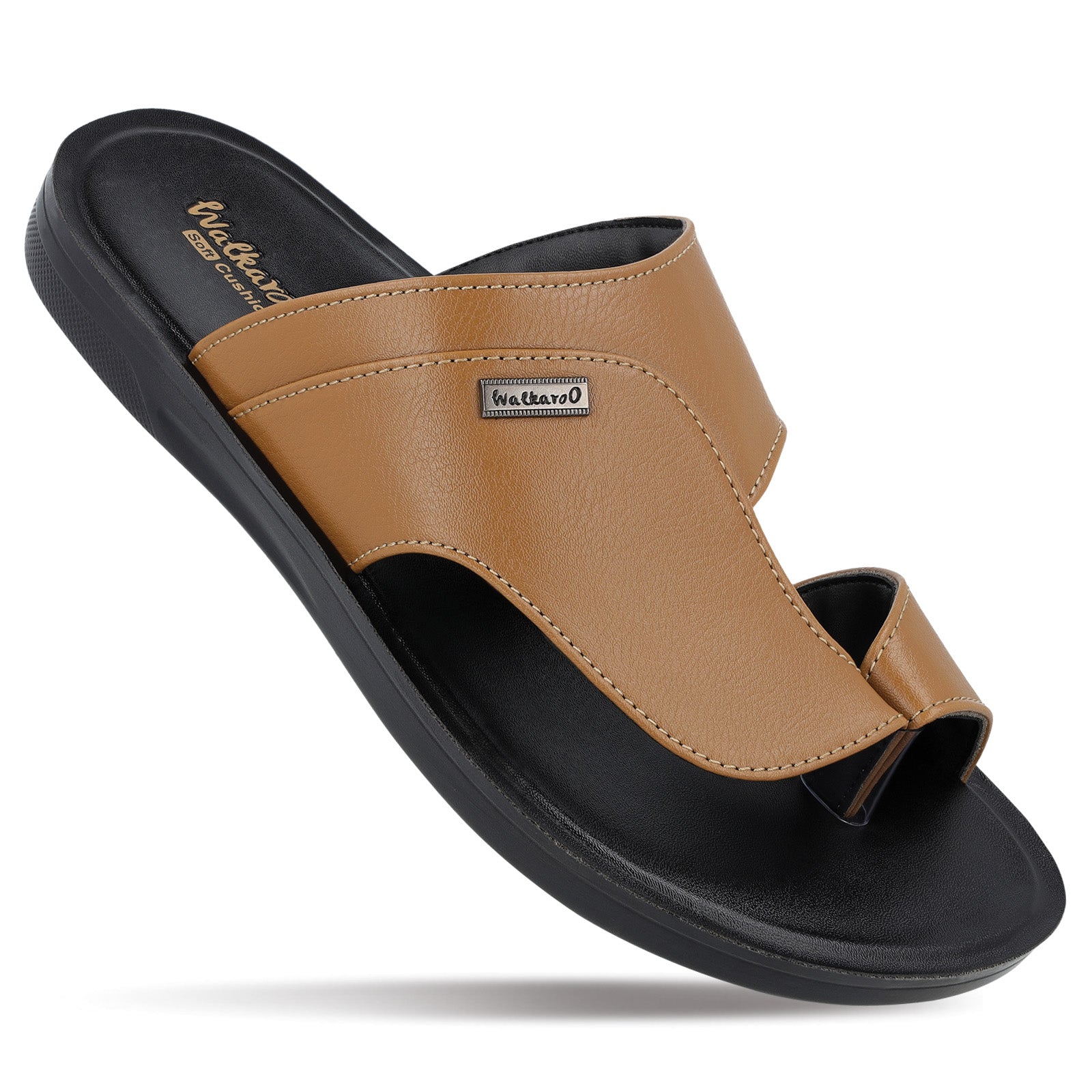 Walkaroo+ Men Sandals - WE1330 Chiku - Walkaroo Footwear