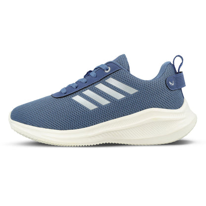 Walkaroo Boys Shoes - WS3077 Steel Blue - Walkaroo Footwear