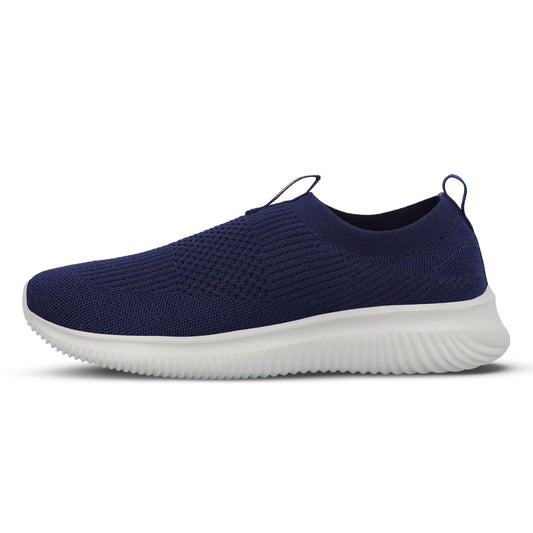 Men`s Slip-on Walking Shoes - WS9551 Navy Blue