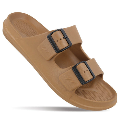 Walkaroo Men Casual Flip-Flop - WC4822 Tan - Walkaroo Footwear