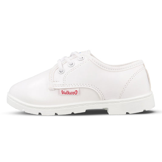Kids School Shoes - WV521 White