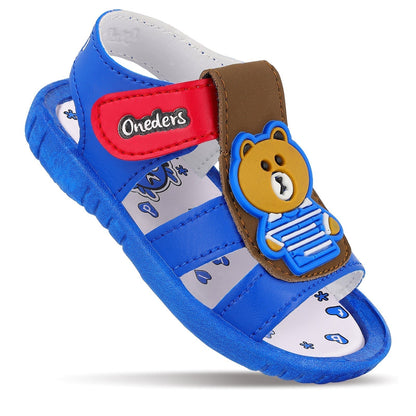 Walkaroo Kids Cartoonic Fisherman Sandals - WK336 Navy Blue - Walkaroo Footwear