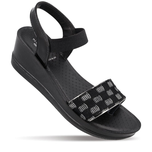 women casuals sandals black 