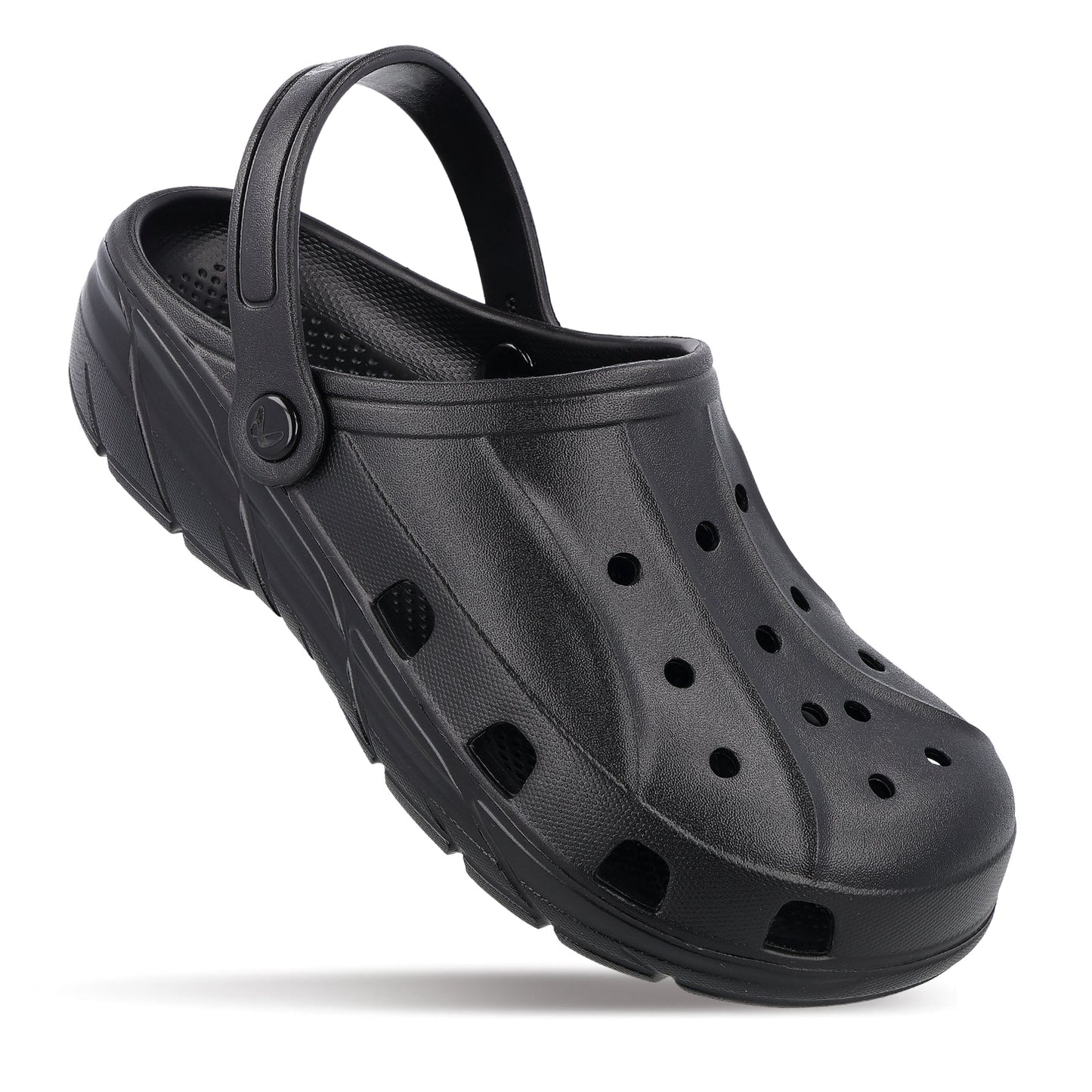 Walkaroo Mens Clogs - WC4838 Black - Walkaroo Footwear