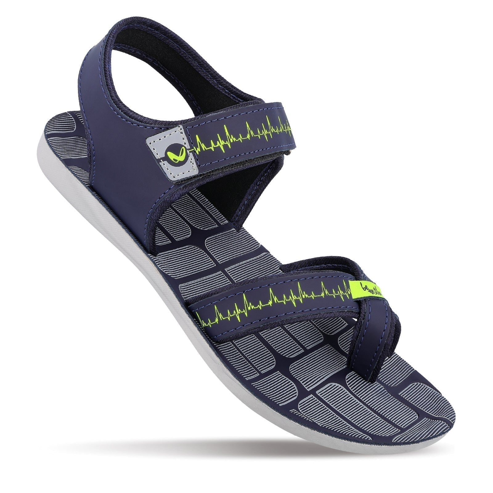 Walkaroo Boys Strappy Floater Sandals - WG5705 Blue - Walkaroo Footwear