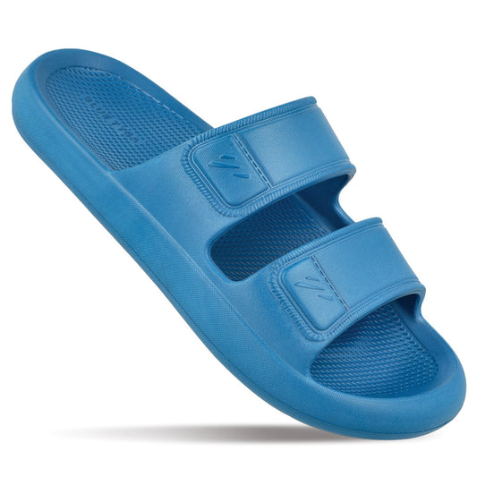 Walkaroo Men Casual Flip-Flop - WC4823 Teal Blue - Walkaroo Footwear