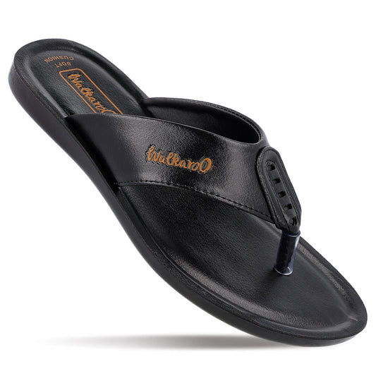 Walkaroo Men Sandals - WG5060 Black - Walkaroo Footwear