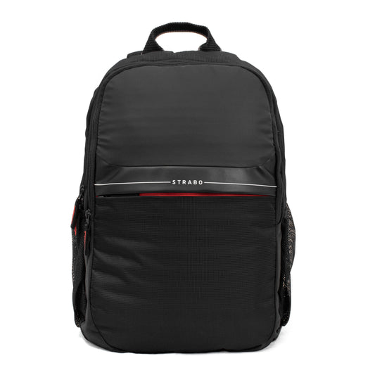 Strabo Aztech 15 inch Laptop Bag - Colour Black 30L Water Resistant - Strabo 
