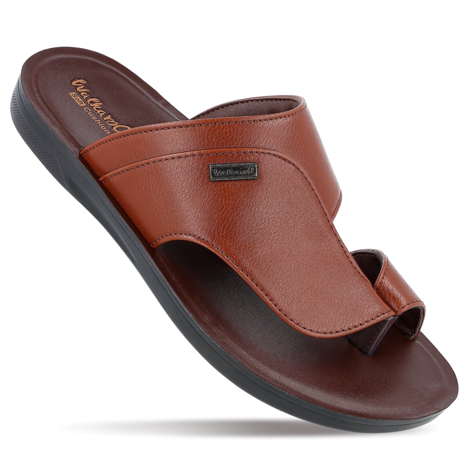 Walkaroo+ Men Sandals - WE1330 B Brown - Walkaroo Footwear